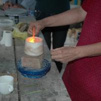 Horse hair . Stage poterie en Ardèche